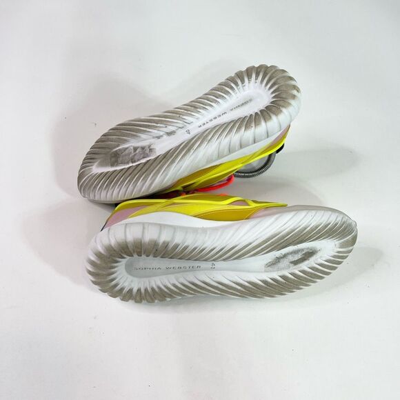 Sophia Webster Sneakers Womens 40 Multicolor Leather Trimmed Fly-by Low Top - Picture 9 of 12